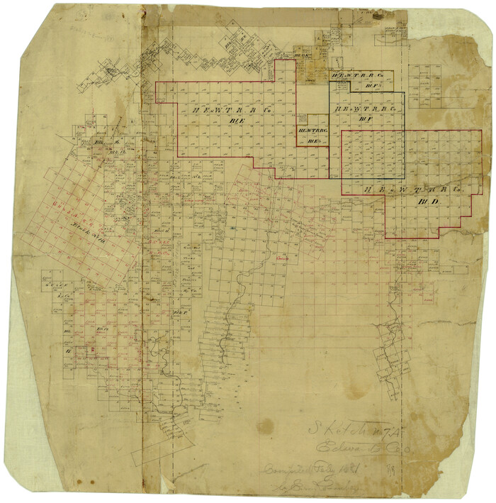 5800, Edwards County Rolled Sketch 7, General Map Collection