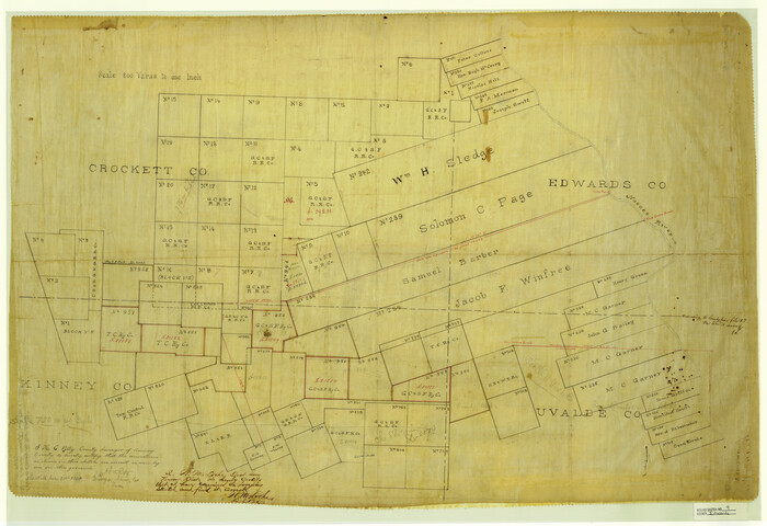 5802, Edwards County Rolled Sketch 9, General Map Collection
