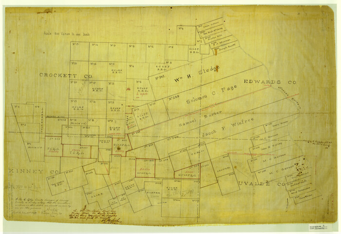 5802, Edwards County Rolled Sketch 9, General Map Collection