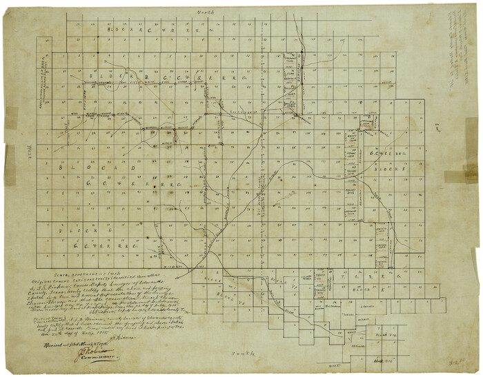 5819, Edwards County Rolled Sketch JF, General Map Collection