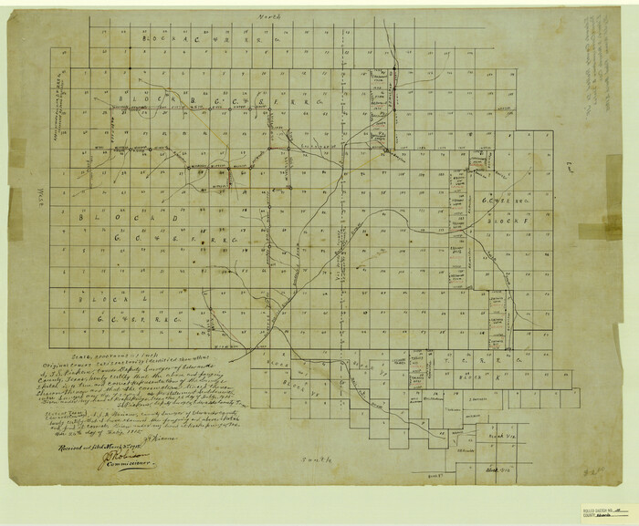 5819, Edwards County Rolled Sketch JF, General Map Collection