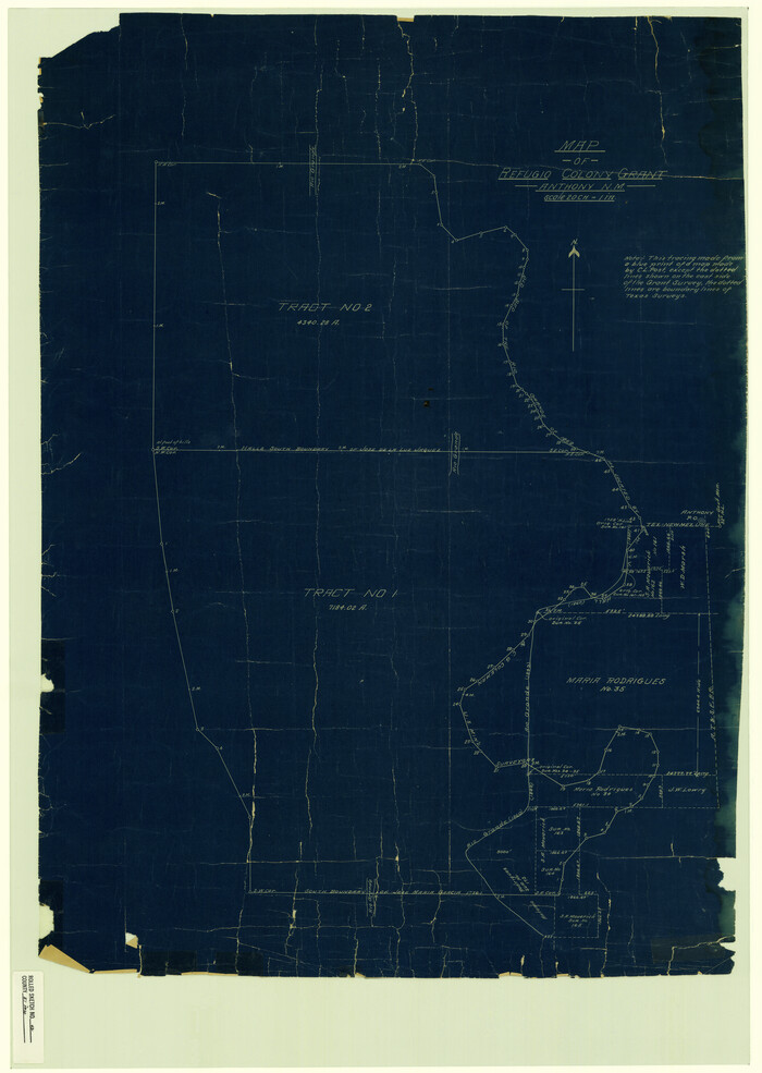 5828, El Paso County Rolled Sketch 42, General Map Collection