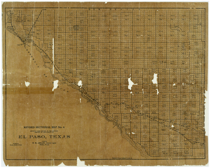 5831, El Paso County Rolled Sketch 45, General Map Collection