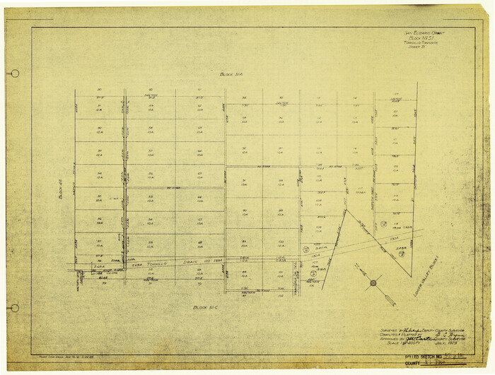 5846, El Paso County Rolled Sketch 52, General Map Collection