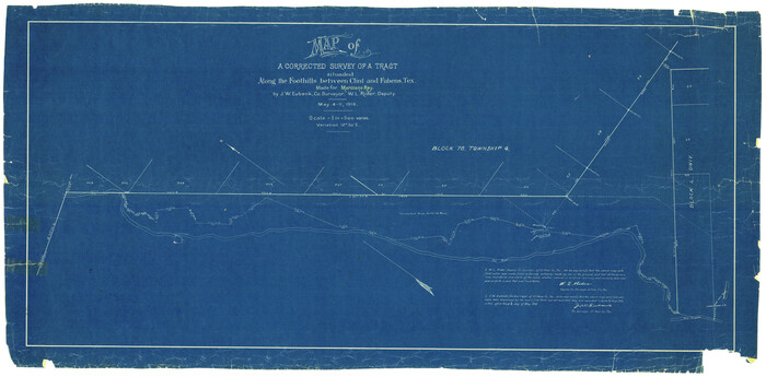 5859, El Paso County Rolled Sketch W, General Map Collection