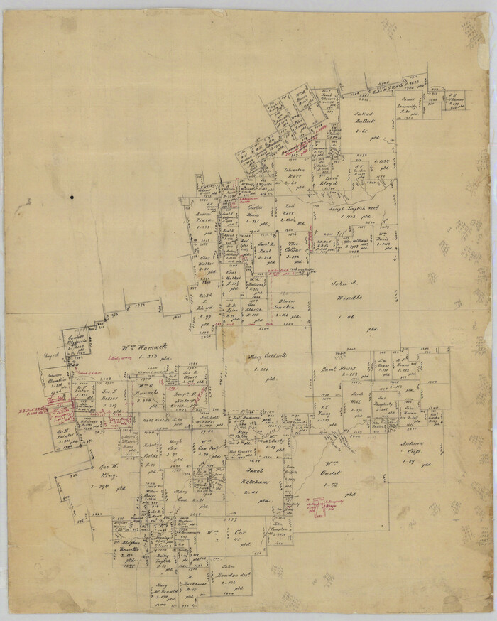 5870, Fannin County Rolled Sketch 18C, General Map Collection