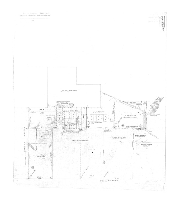 5896, Fort Bend County Rolled Sketch 6, General Map Collection