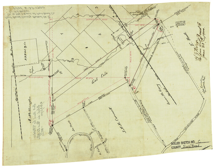 5905, Fort Bend County Rolled Sketch C, General Map Collection