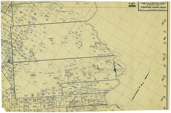 5912, Freestone County Rolled Sketch 11, General Map Collection
