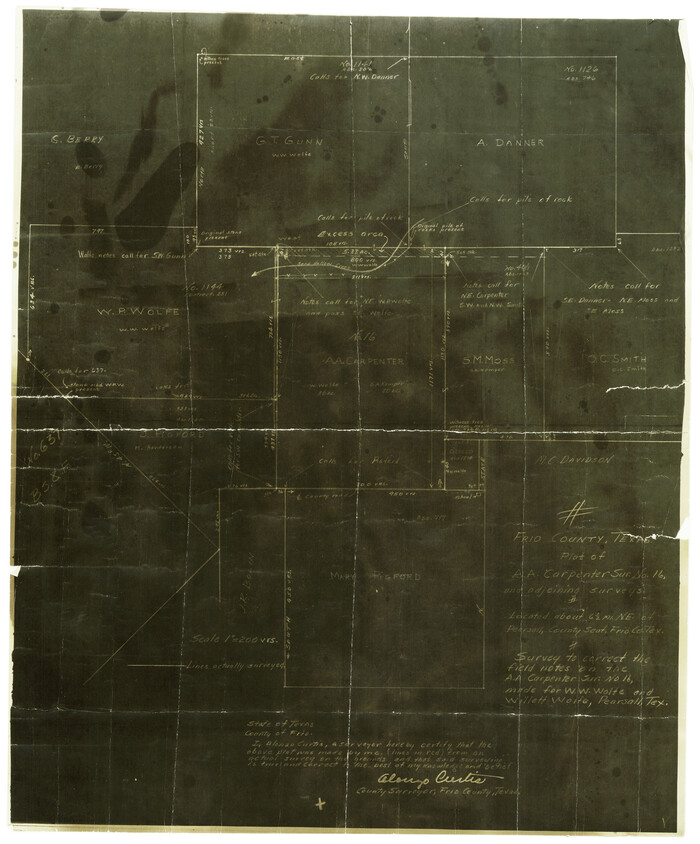 5918, Frio County Rolled Sketch 7, General Map Collection