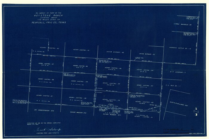 5923, Frio County Rolled Sketch 22, General Map Collection