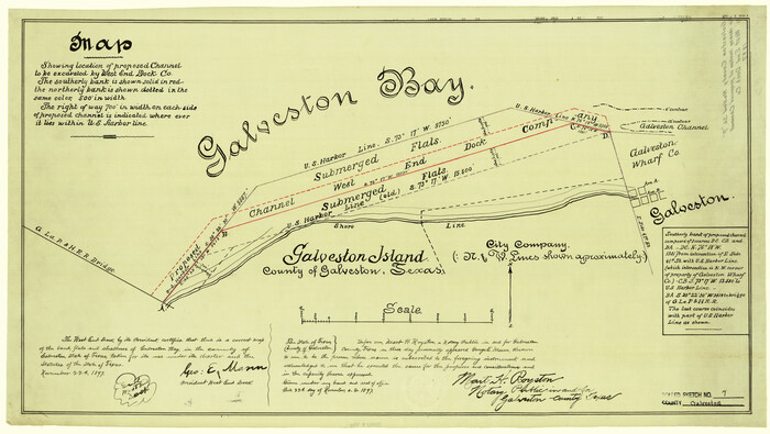 5950, Galveston County Rolled Sketch 7, General Map Collection