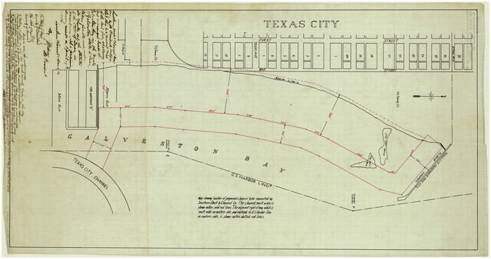 5952, Galveston County Rolled Sketch 10, General Map Collection