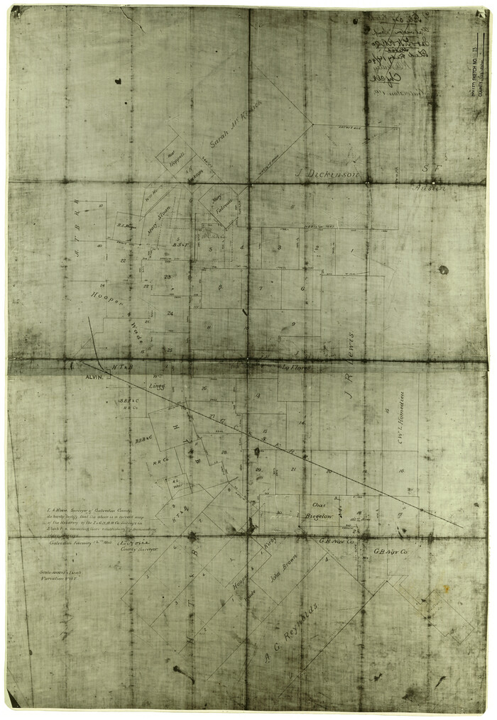 5953, Galveston County Rolled Sketch 13, General Map Collection