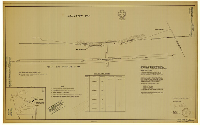 5972, Galveston County Rolled Sketch 41, General Map Collection
