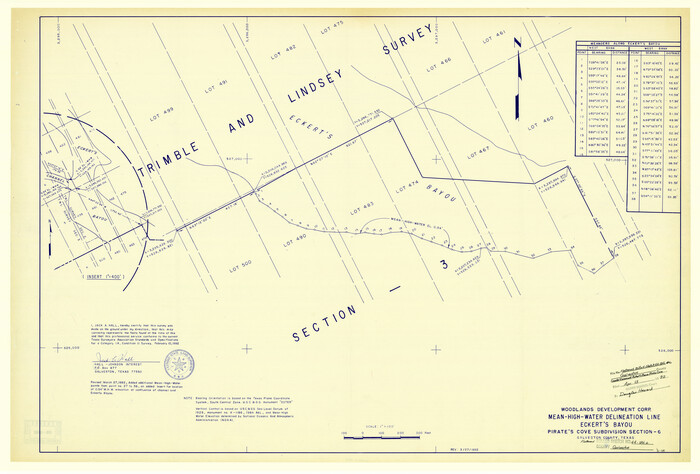 5978, Galveston County Rolled Sketch 44, General Map Collection