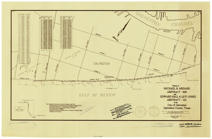 5979, Galveston County Rolled Sketch 45A, General Map Collection