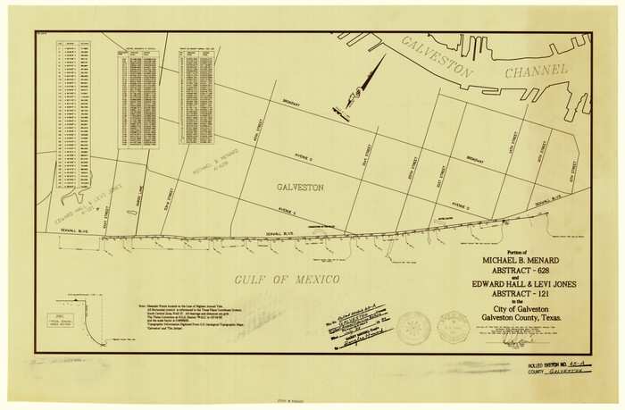 5979, Galveston County Rolled Sketch 45A, General Map Collection