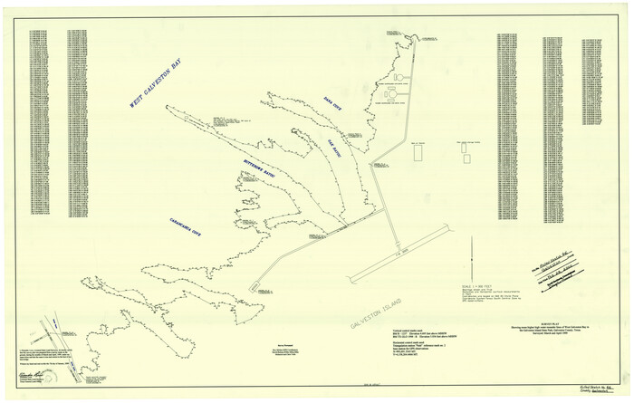 5981, Galveston County Rolled Sketch 46, General Map Collection