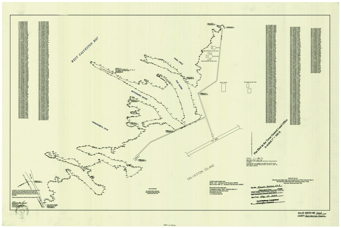 5982, Galveston County Rolled Sketch 46A, General Map Collection