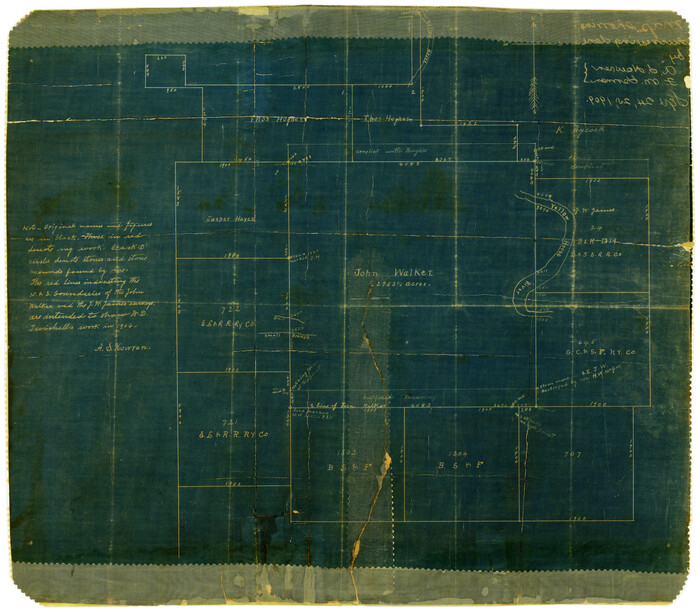 6005, Garza County Rolled Sketch P, General Map Collection