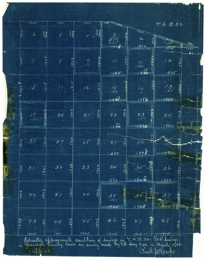6013, Glasscock County Rolled Sketch 2, General Map Collection