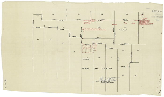 60298, [Blocks 341, G-5, G-12, TCRRCo.], General Map Collection
