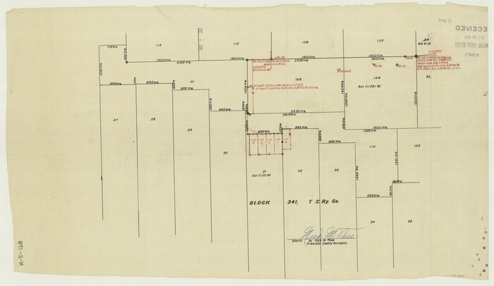 60298, [Blocks 341, G-5, G-12, TCRRCo.], General Map Collection