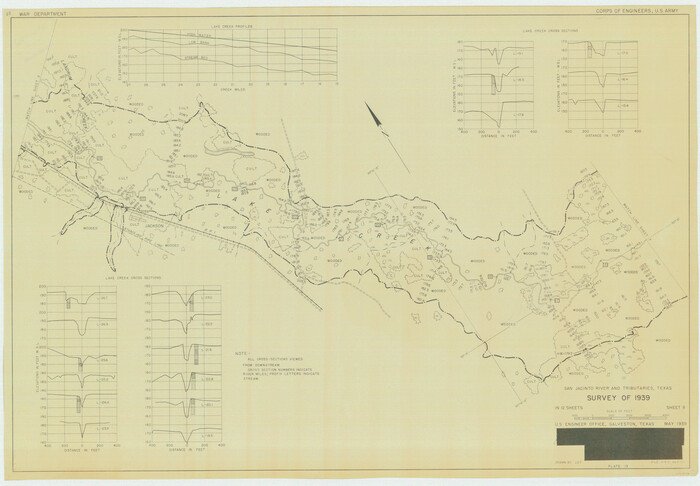 60307, San Jacinto River and Tributaries, Texas - Survey of 1939, General Map Collection