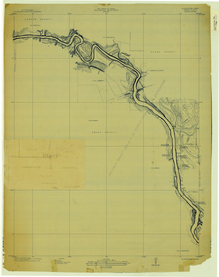 6035, Gregg County Rolled Sketch 9A, General Map Collection