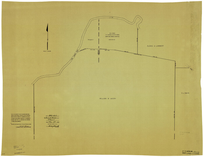 6038, Gregg County Rolled Sketch 16, General Map Collection