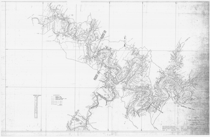 60402, Marshall Ford Dam right of way survey, General Ownership Map, General Map Collection