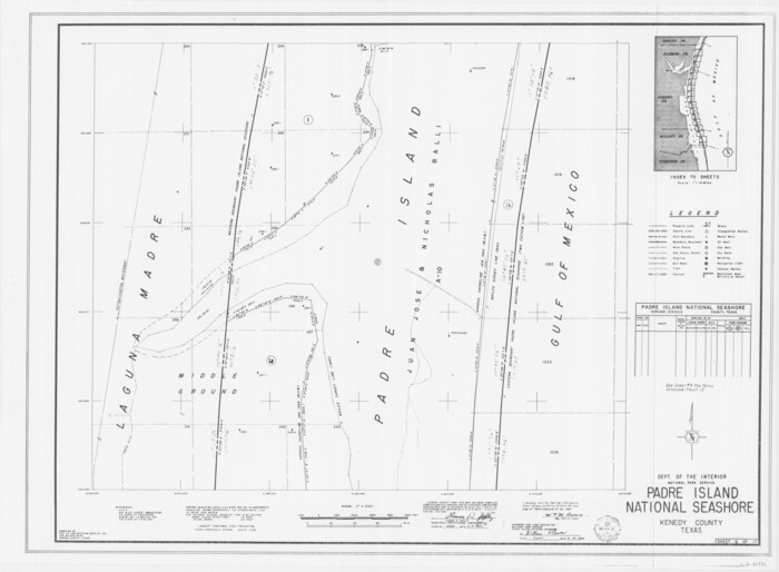 60530, Padre Island National Seashore, General Map Collection