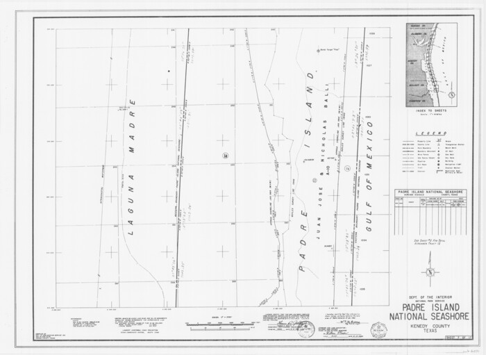 60531, Padre Island National Seashore, General Map Collection