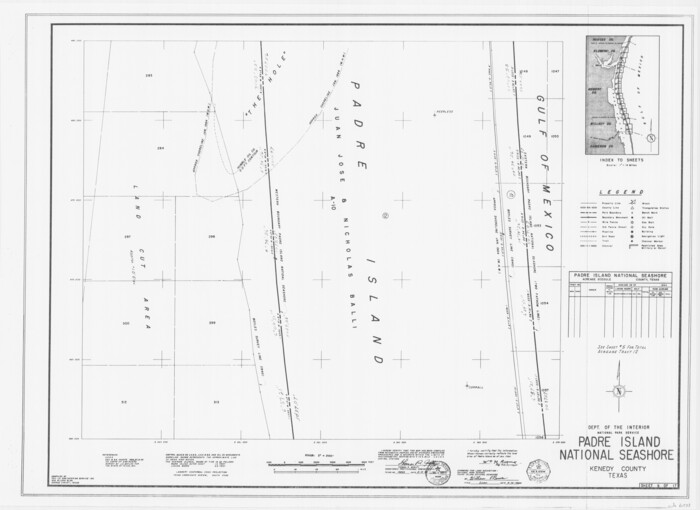 60533, Padre Island National Seashore, General Map Collection