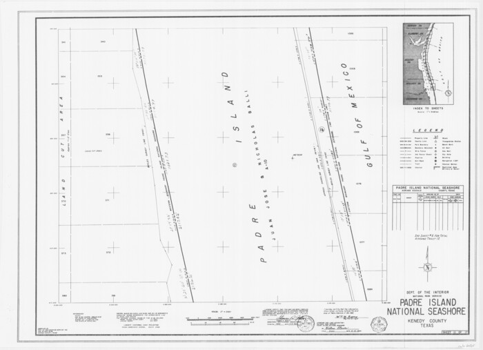 60535, Padre Island National Seashore, General Map Collection