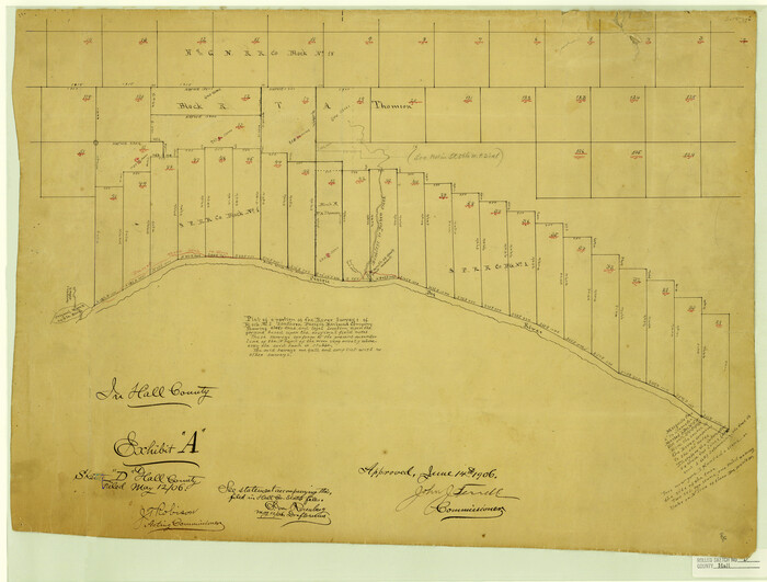 6054, Hall County Rolled Sketch D, General Map Collection