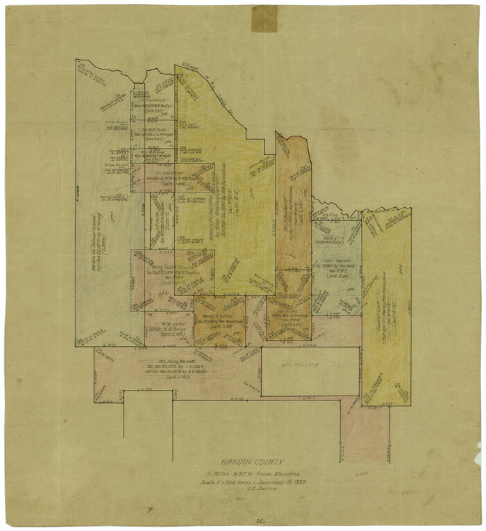 6078, Hardin County Rolled Sketch 5, General Map Collection