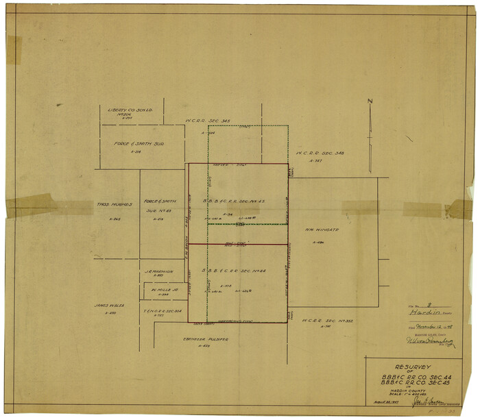 6081, Hardin County Rolled Sketch 8, General Map Collection