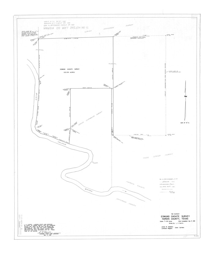 6087, Hardin County Rolled Sketch 17, General Map Collection
