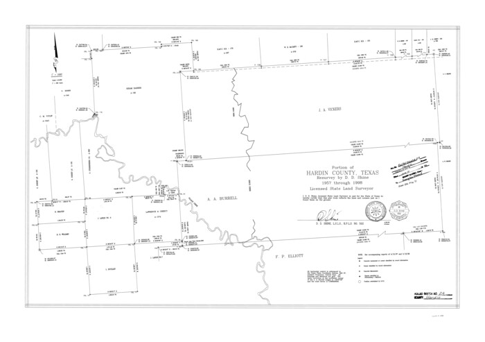 6092, Hardin County Rolled Sketch 24, General Map Collection