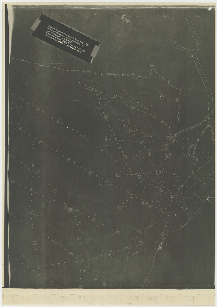61158, Photostat of section of hydrographic surveys H-5399, H-4822, H-470, General Map Collection