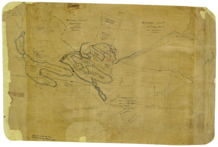 6140, Harris County Rolled Sketch O, General Map Collection