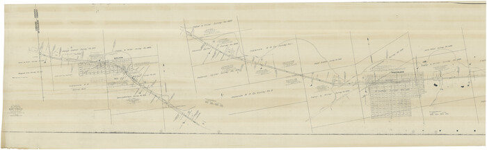 61420, G. C. & S. F. Ry., San Saba Branch, Right of Way Map, Brady to Melvin, General Map Collection
