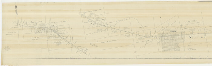61420, G. C. & S. F. Ry., San Saba Branch, Right of Way Map, Brady to Melvin, General Map Collection