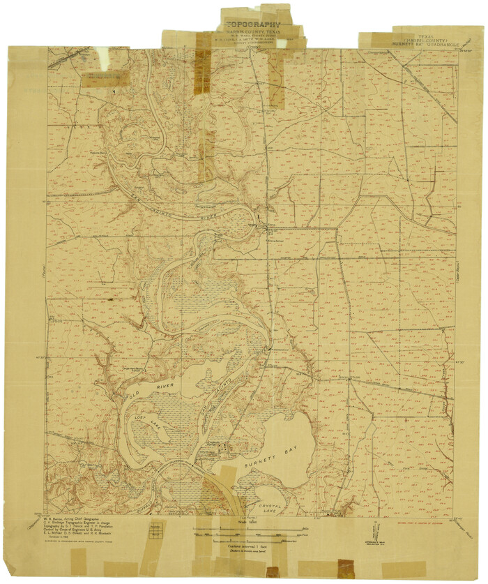 6144, Harris County Rolled Sketch T1, General Map Collection