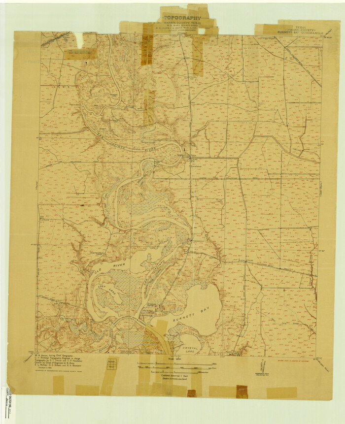 6144, Harris County Rolled Sketch T1, General Map Collection