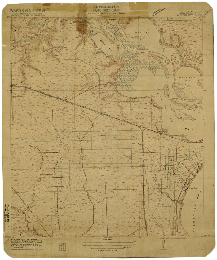 6145, Harris County Rolled Sketch T2, General Map Collection