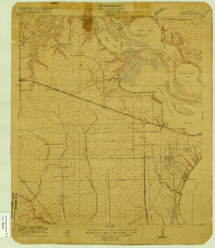 6145, Harris County Rolled Sketch T2, General Map Collection