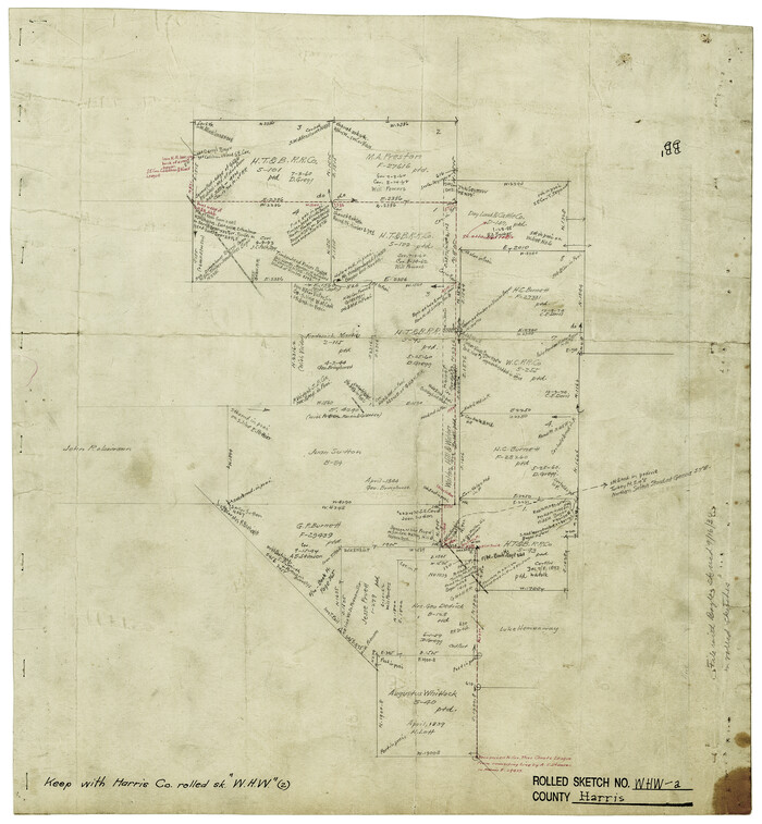 6148, Harris County Rolled Sketch WHW2, General Map Collection